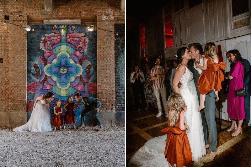 Inez%20en%20Sander%20met%20hun%20kindjes%20op%20hun%20trouw%20-%20House%20of%20Weddings