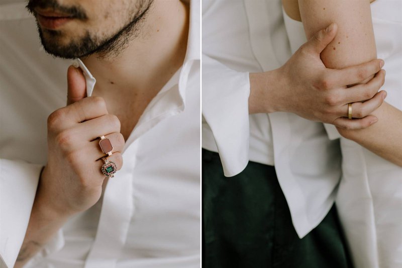 Unisex%20ringen%20en%20verlovingsringen%20voor%20mannen%20van%20Elliot%20%26%20Ostrich%20-%20House%20of%20Weddings