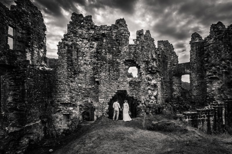 Een%20zwart-wit%20foto%20voor%20de%20ru%EFnes%20van%20Chateau%20de%20Boulogne%20-%20House%20of%20Weddings