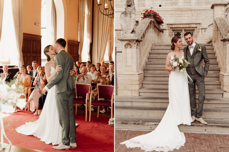 Britt%20en%20Lesley%20na%20de%20plechtigheid%20in%20en%20voor%20het%20gemeentehuis%20-%20House%20of%20Weddings