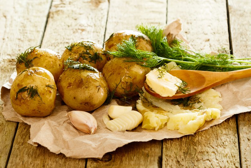 Baked potatoes on Valentine's Day is a tradition somewhere... probably